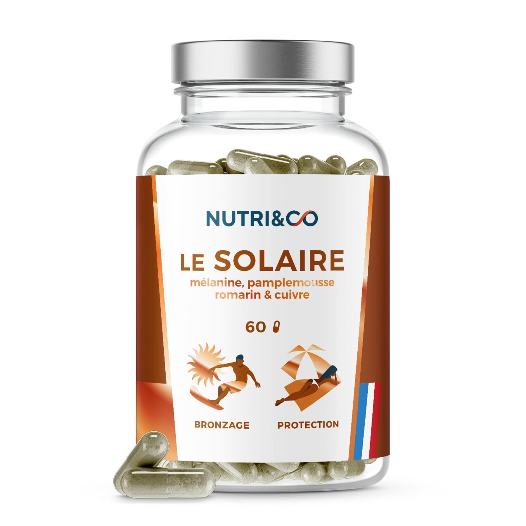 Food supplement le solaire - tanning gas pedal - 60 capsules Nutri&Co