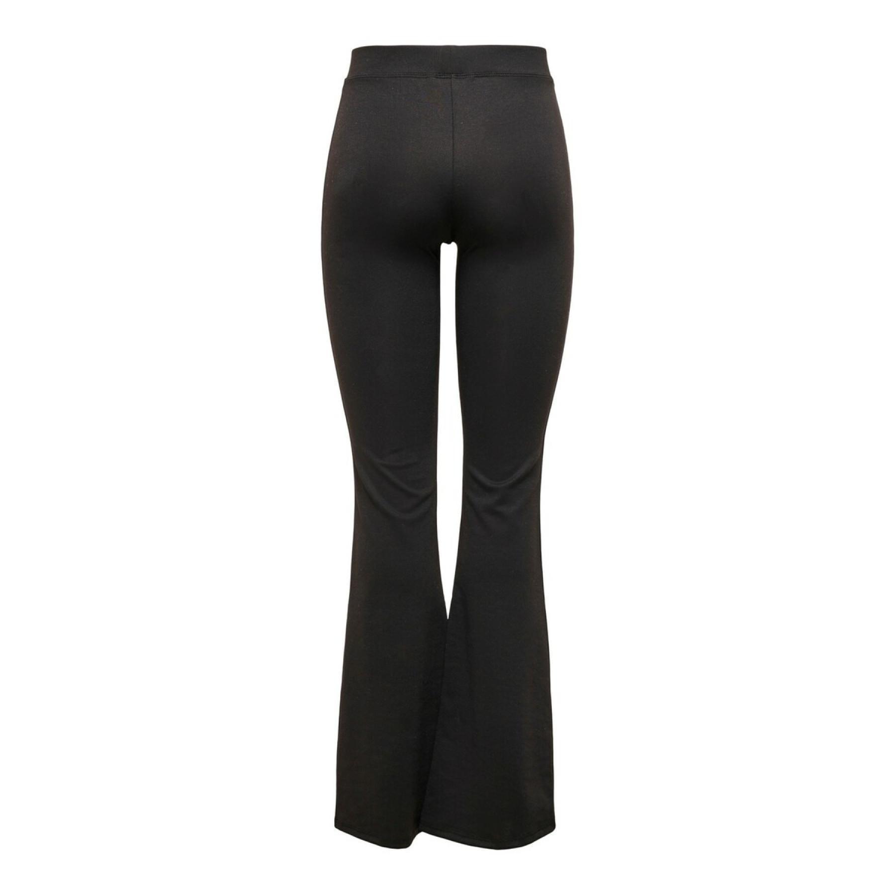 Trousers woman Only Fever stretch flaired