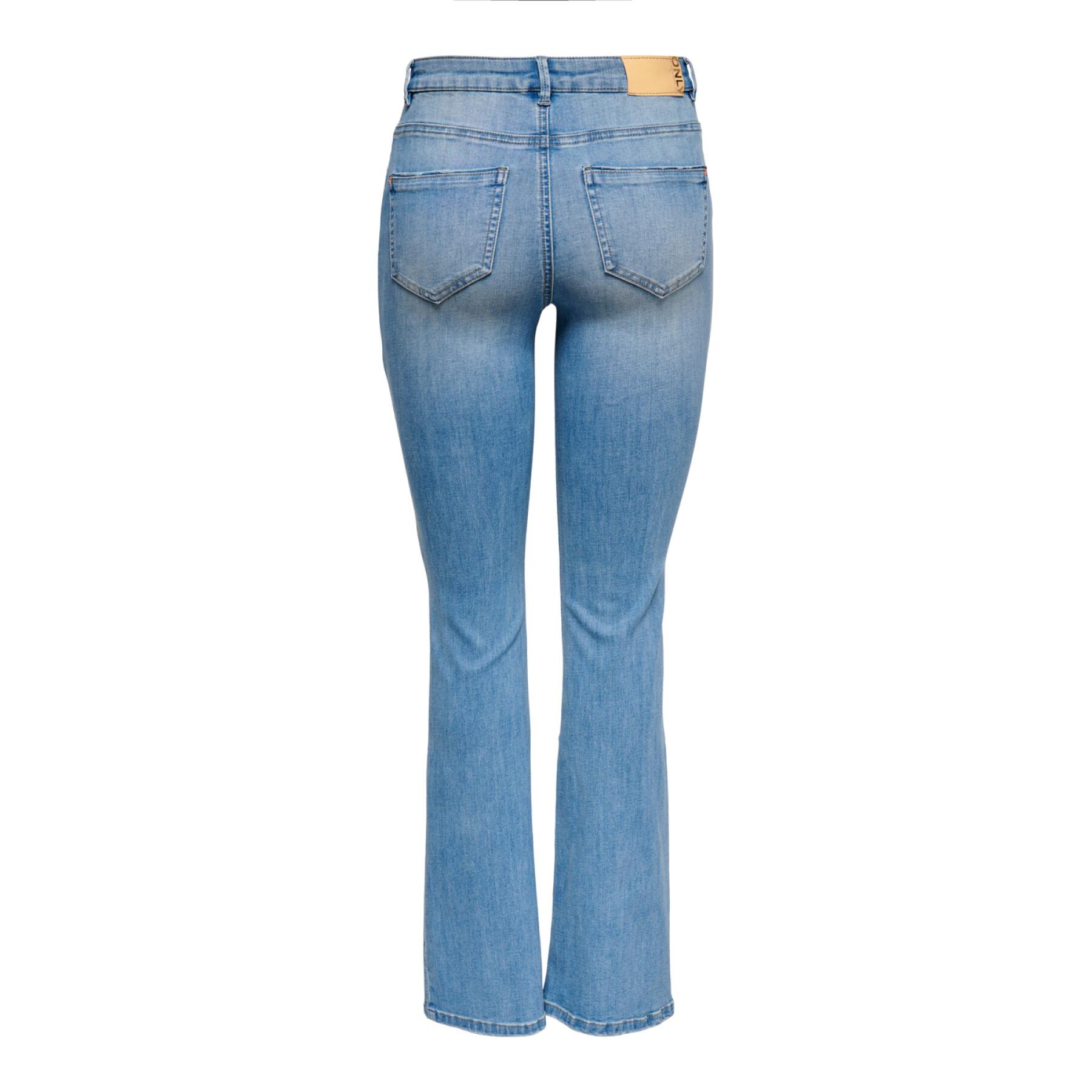 Women's jeans Only Onlwauw Life Hw Sk Flare Bj759 Noos