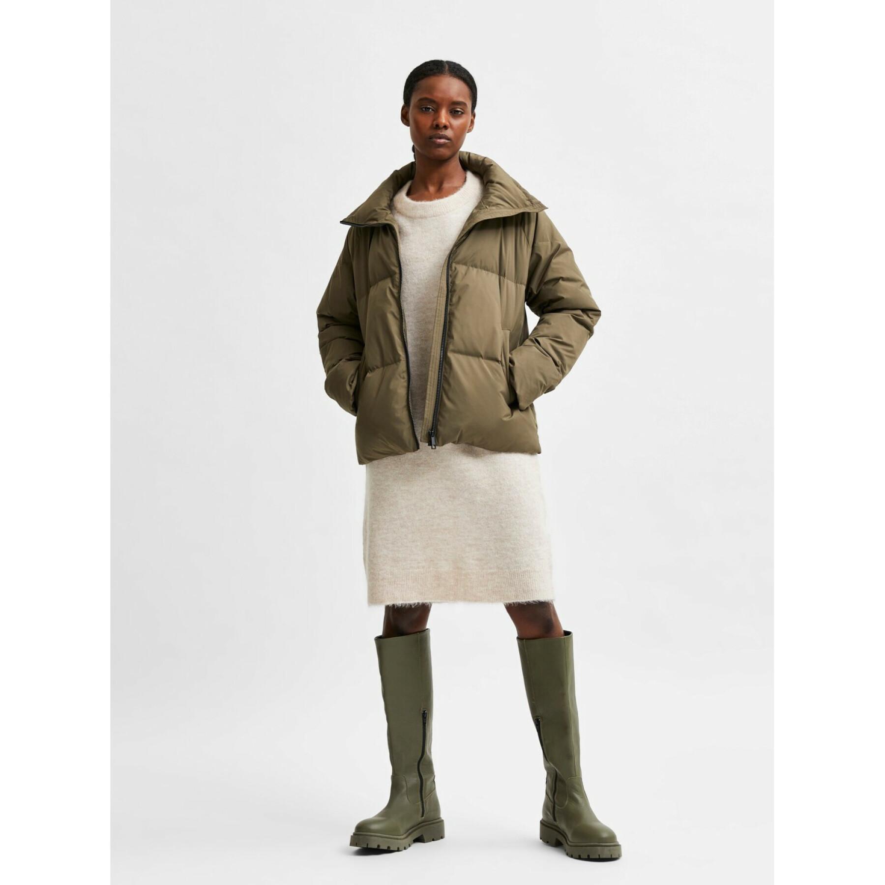 Women's down jacket Selected Daisy down