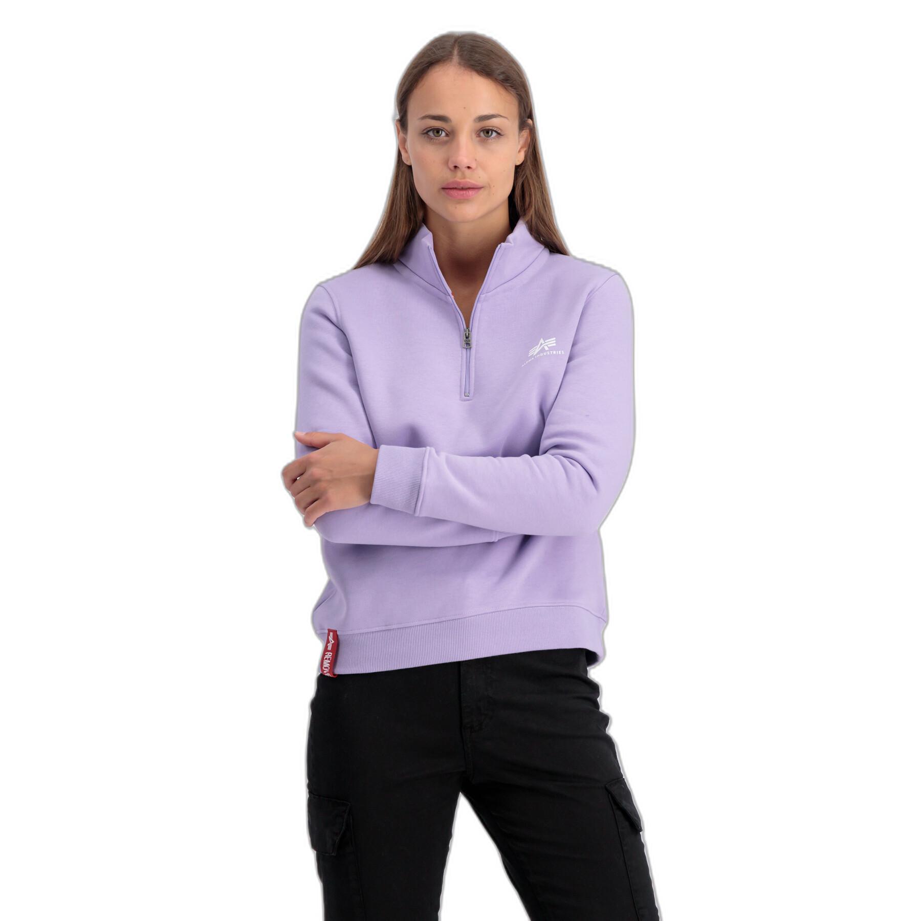 Sweatshirt half zip woman Alpha Industries SL