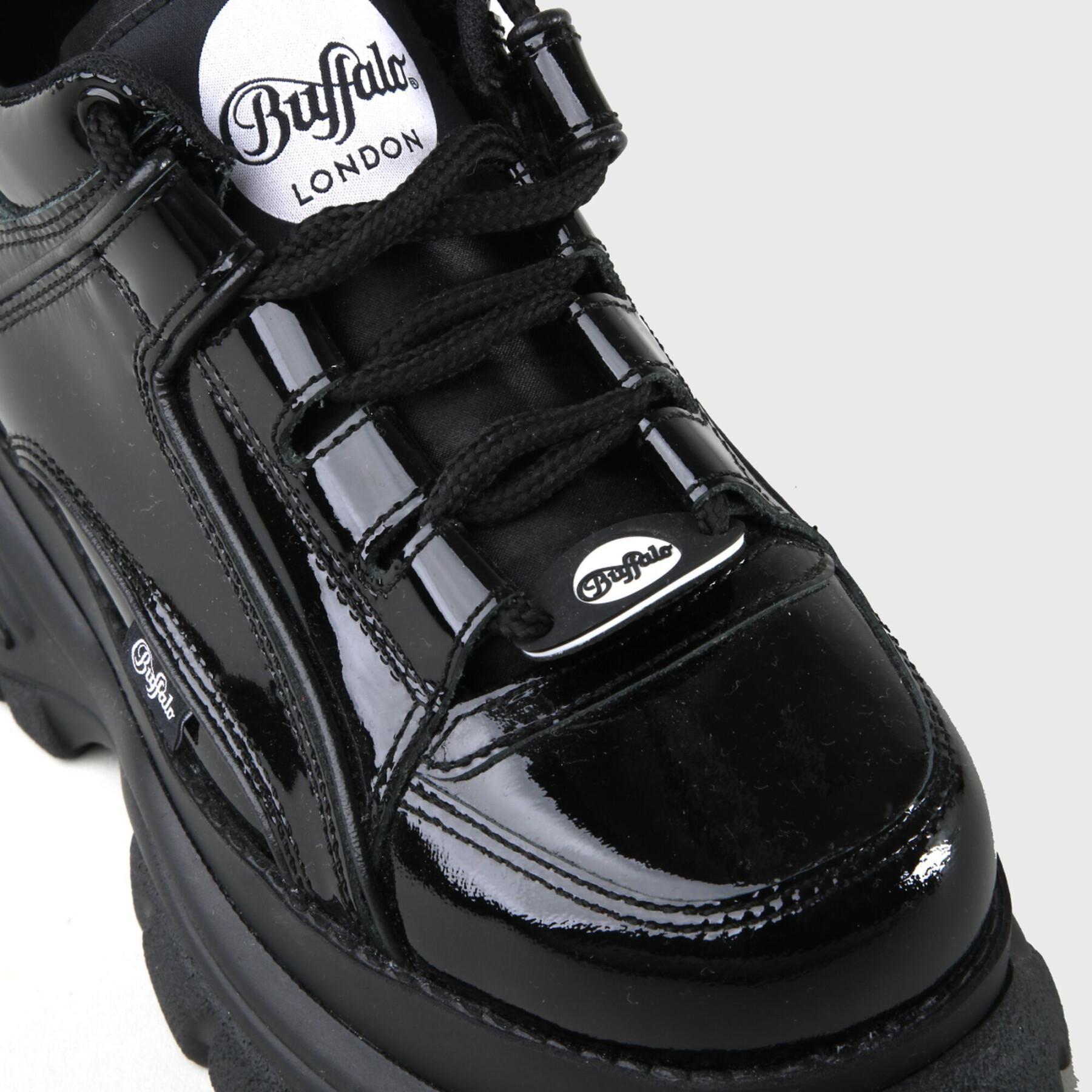 Buffalo classic kick patent leather women's shoes