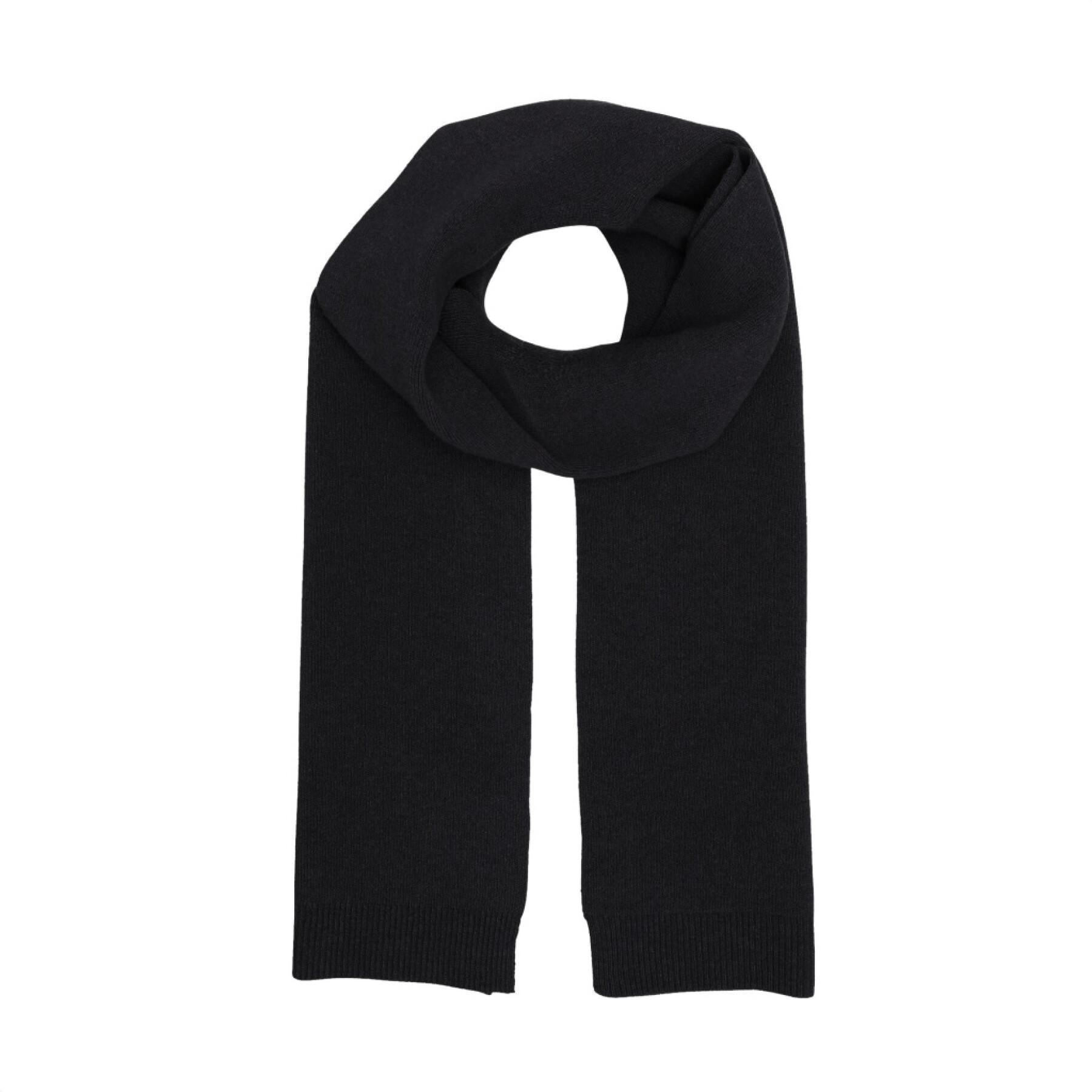 woolen scarf Colorful Standard Merino deep black