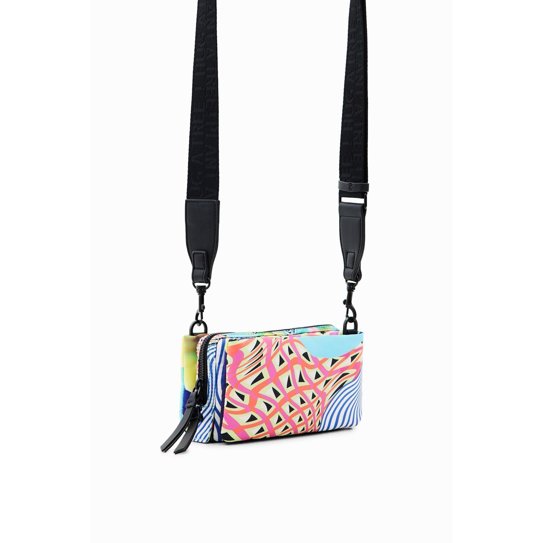 Small psychedelic shoulder bag for women Desigual