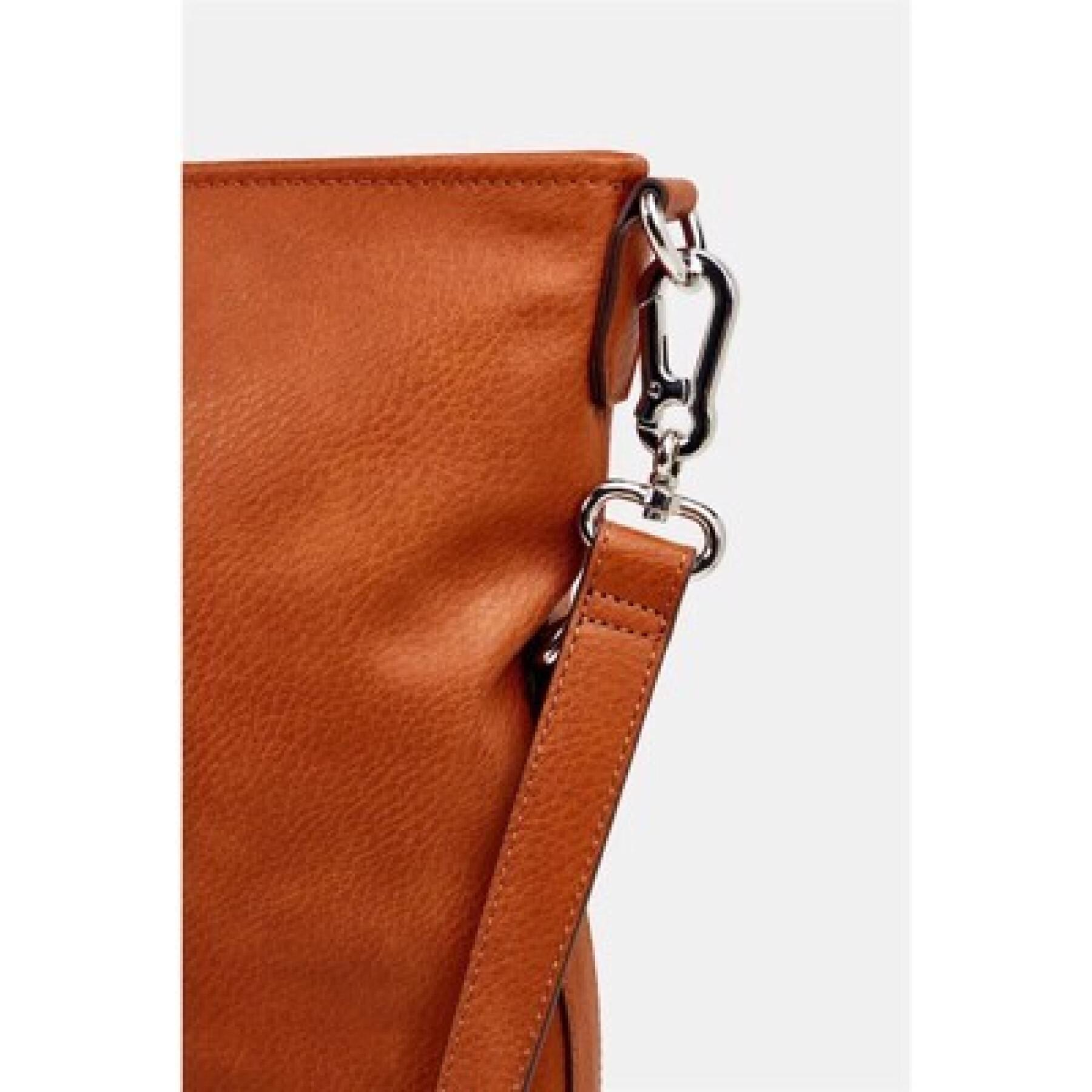 Faux leather shoulder bag for women Esprit