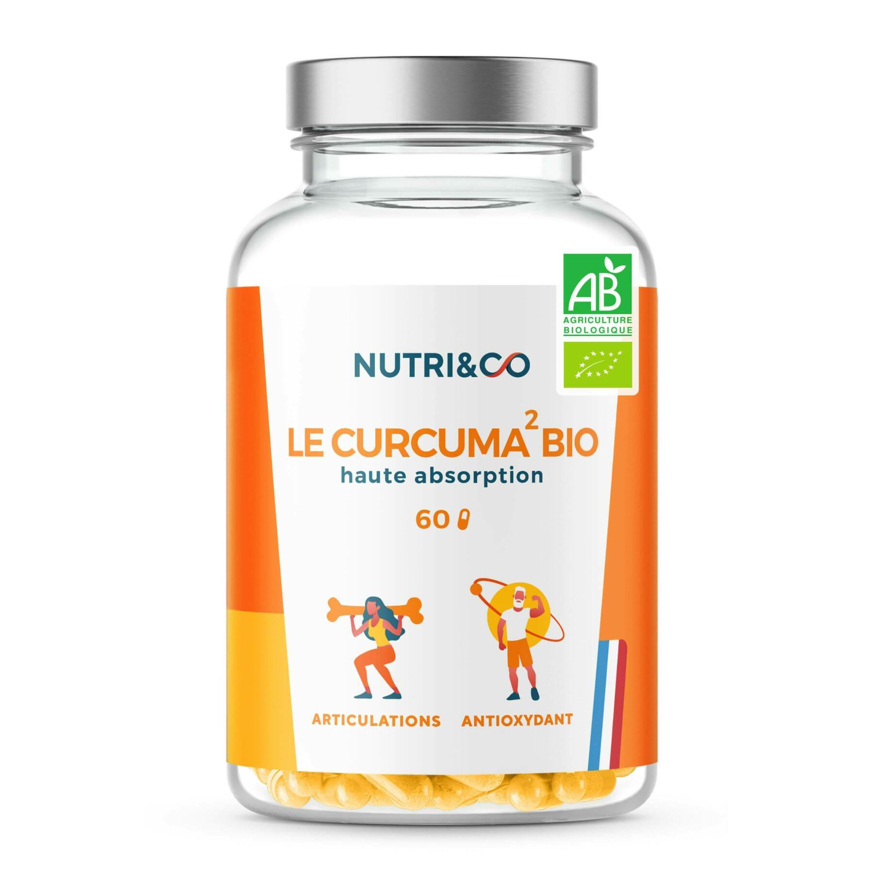 60 capsules of organic turmeric Nutri&Co