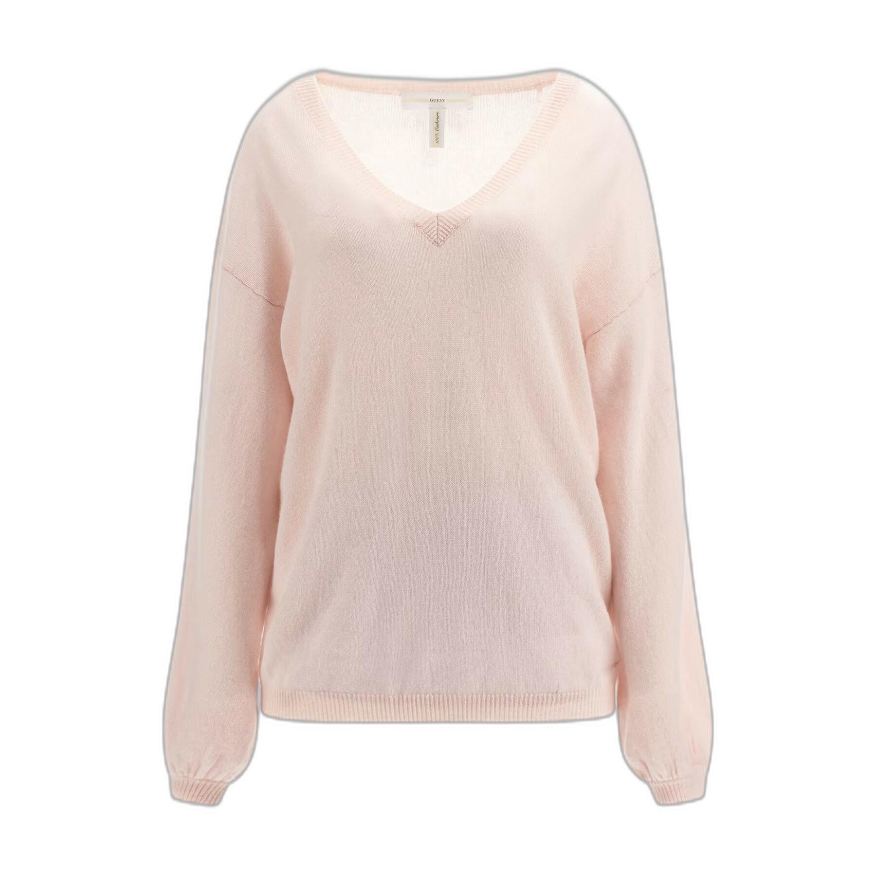 Women's long sleeve v-neck sweater Guess Ginette