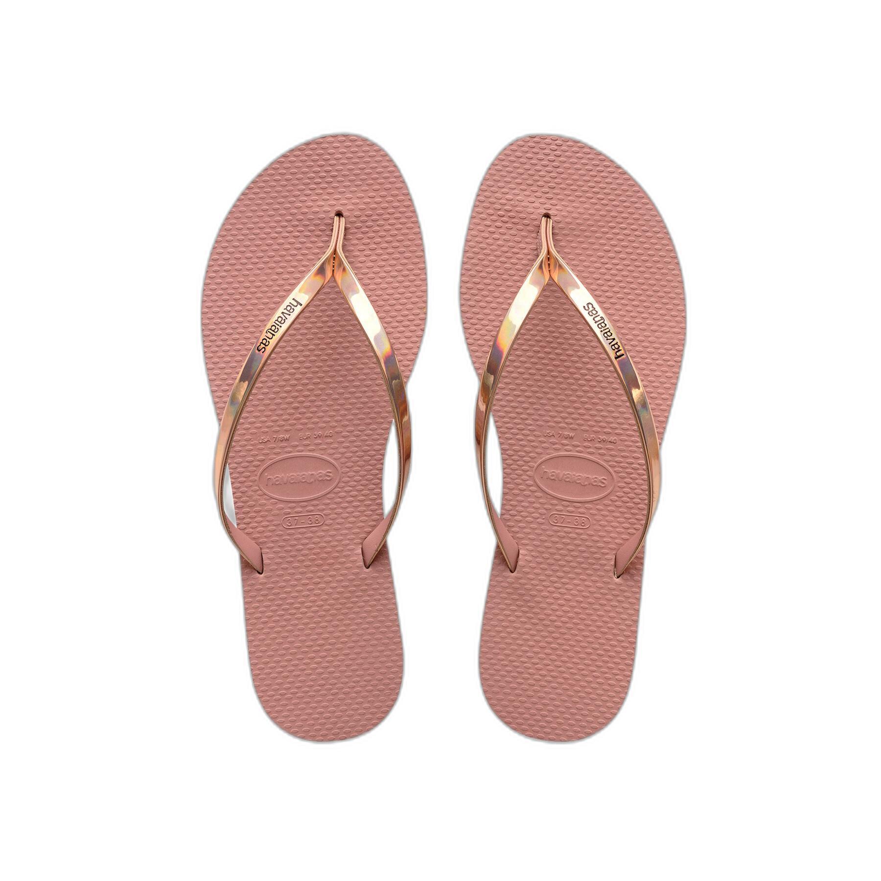Women's sandals Havaianas You Metallic Crocus