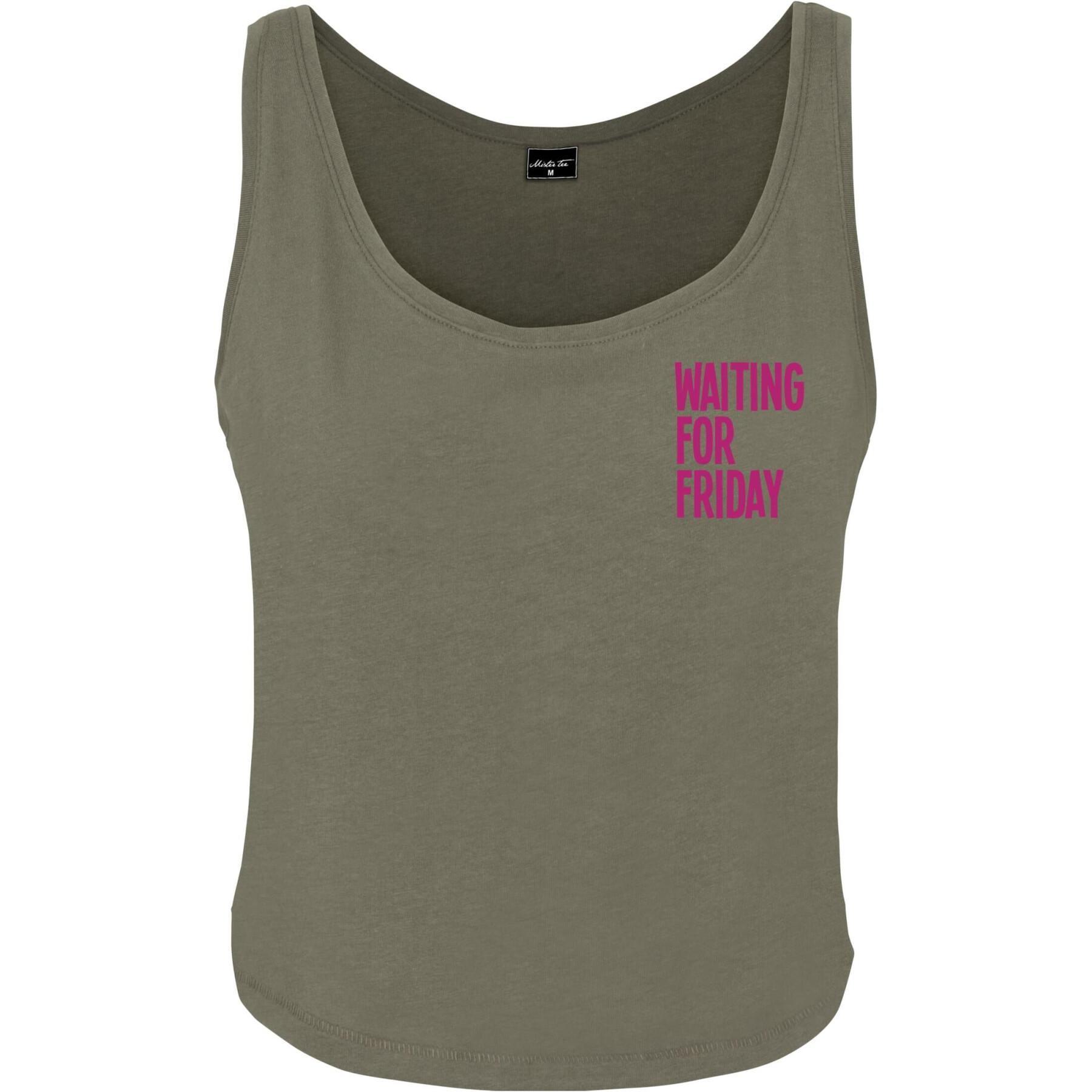 Women's tank top Mister Tee Waiting For Friday Box