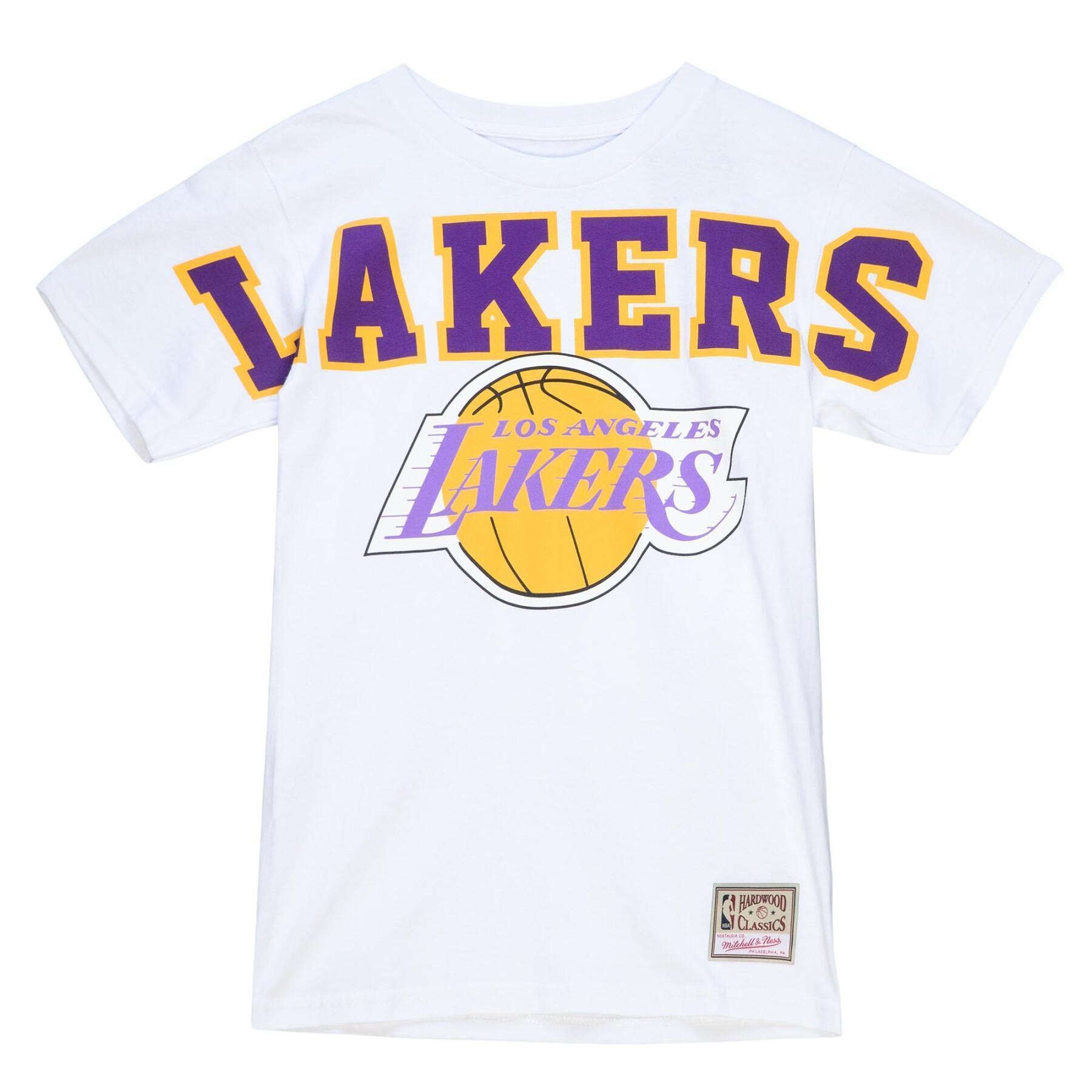 T-shirt round neck woman Los Angeles Lakers Blank