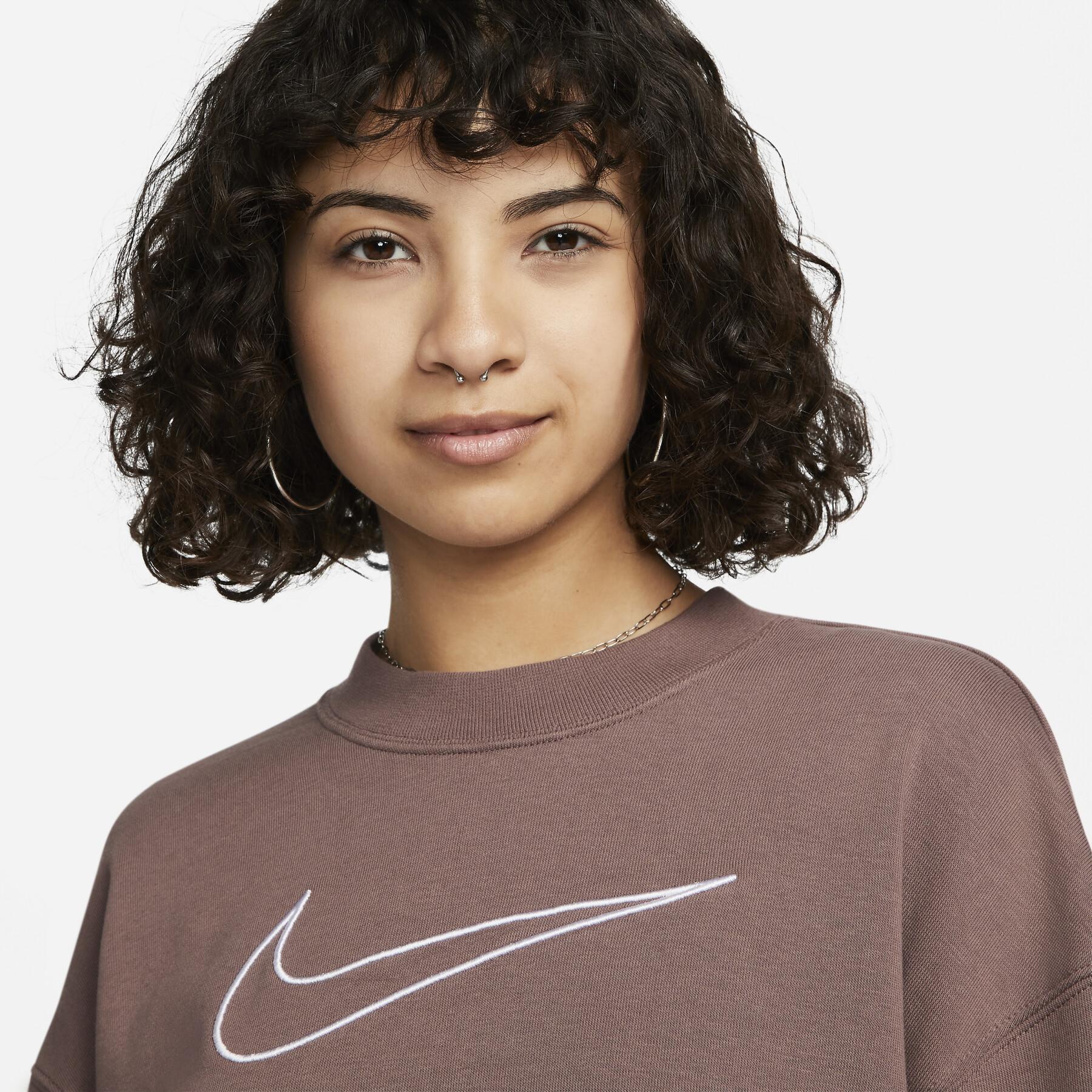 Sweatshirt round neck woman Nike Dri-Fit GT FT GX Essential