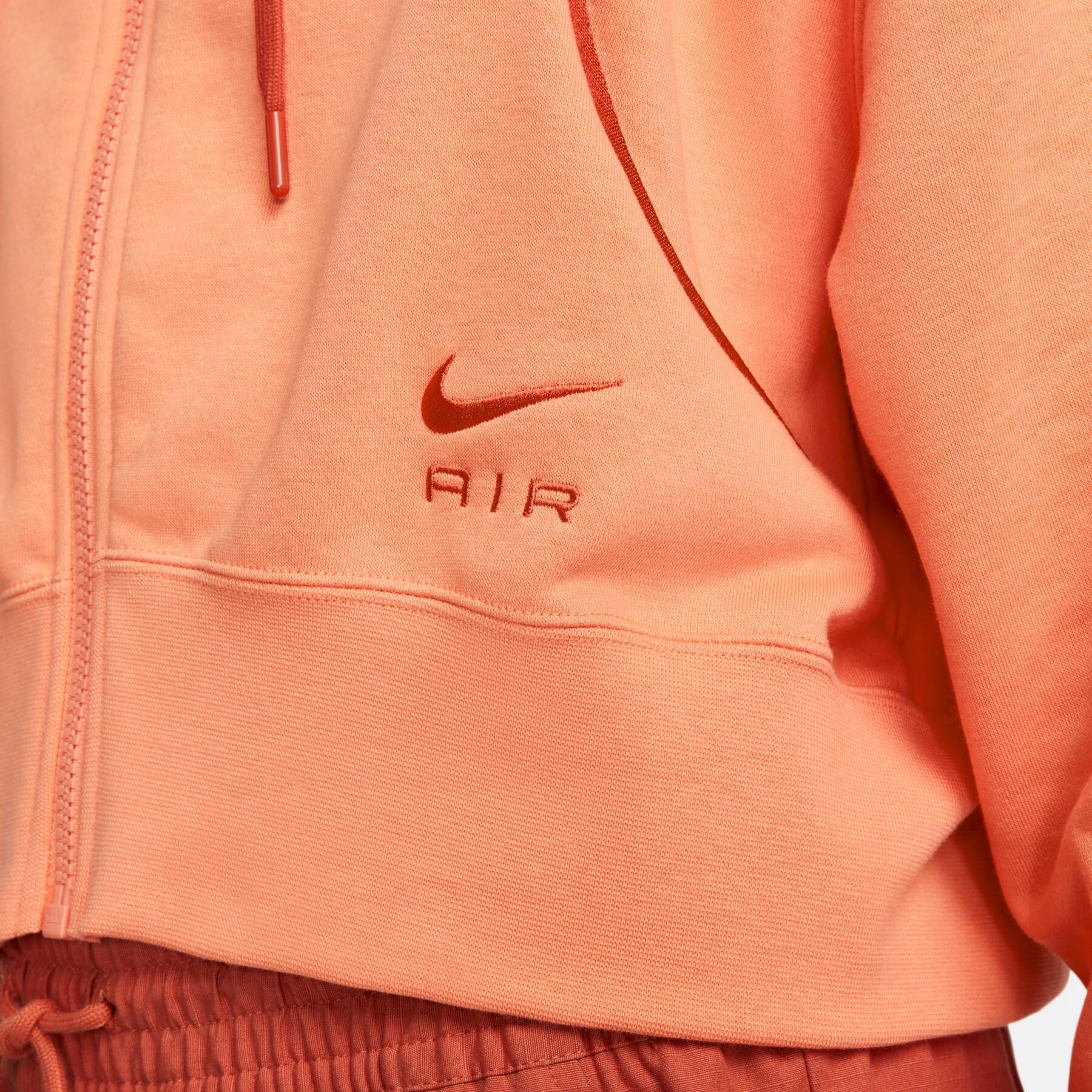 Women's fleece hoodie with zip Nike Sportswear Air