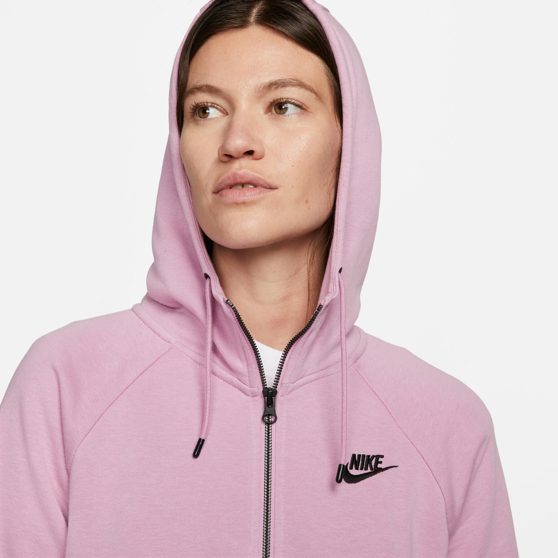 Women's fleece hoodie with zip Nike Sportswear Essential