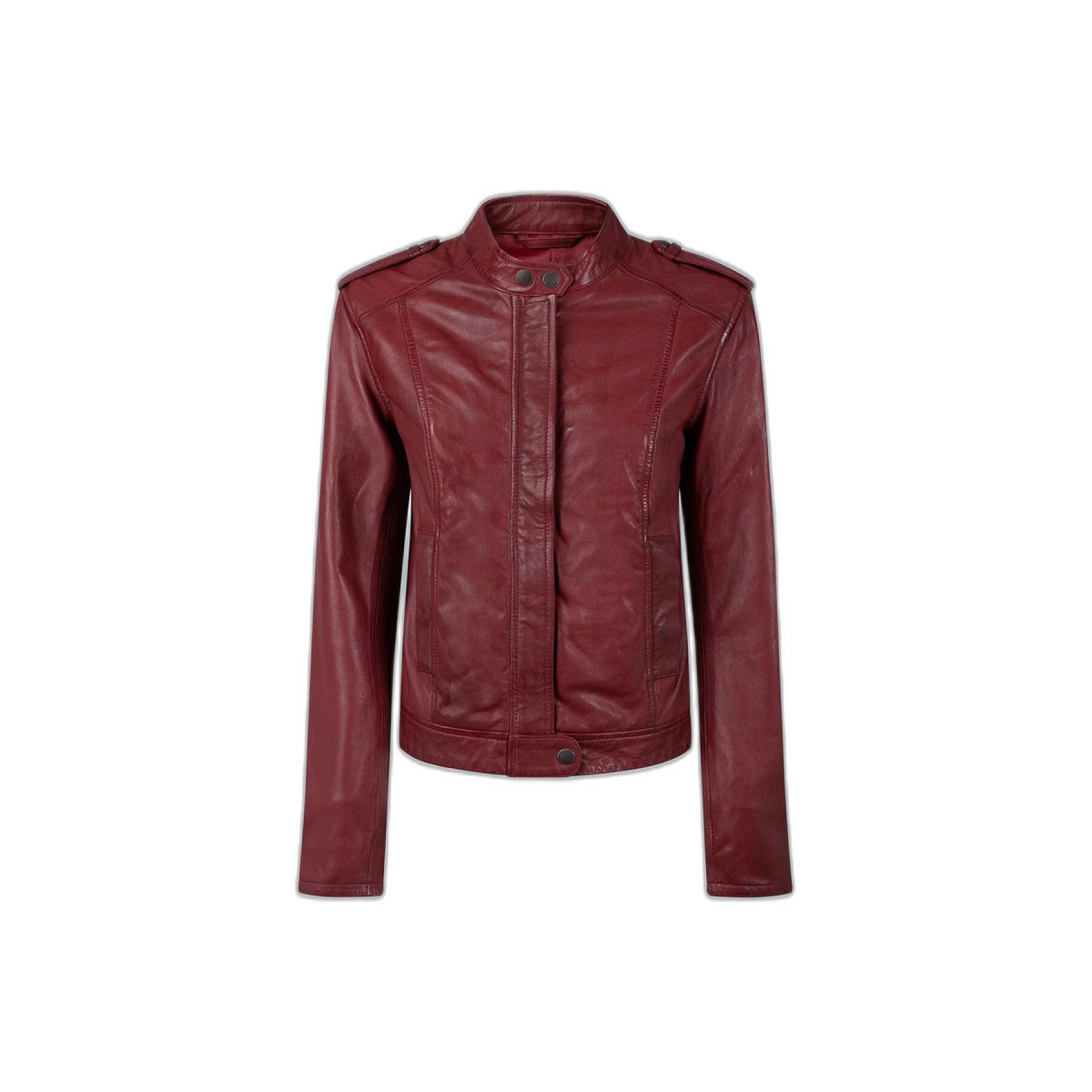 Leather jacket woman Pepe Jeans Danna