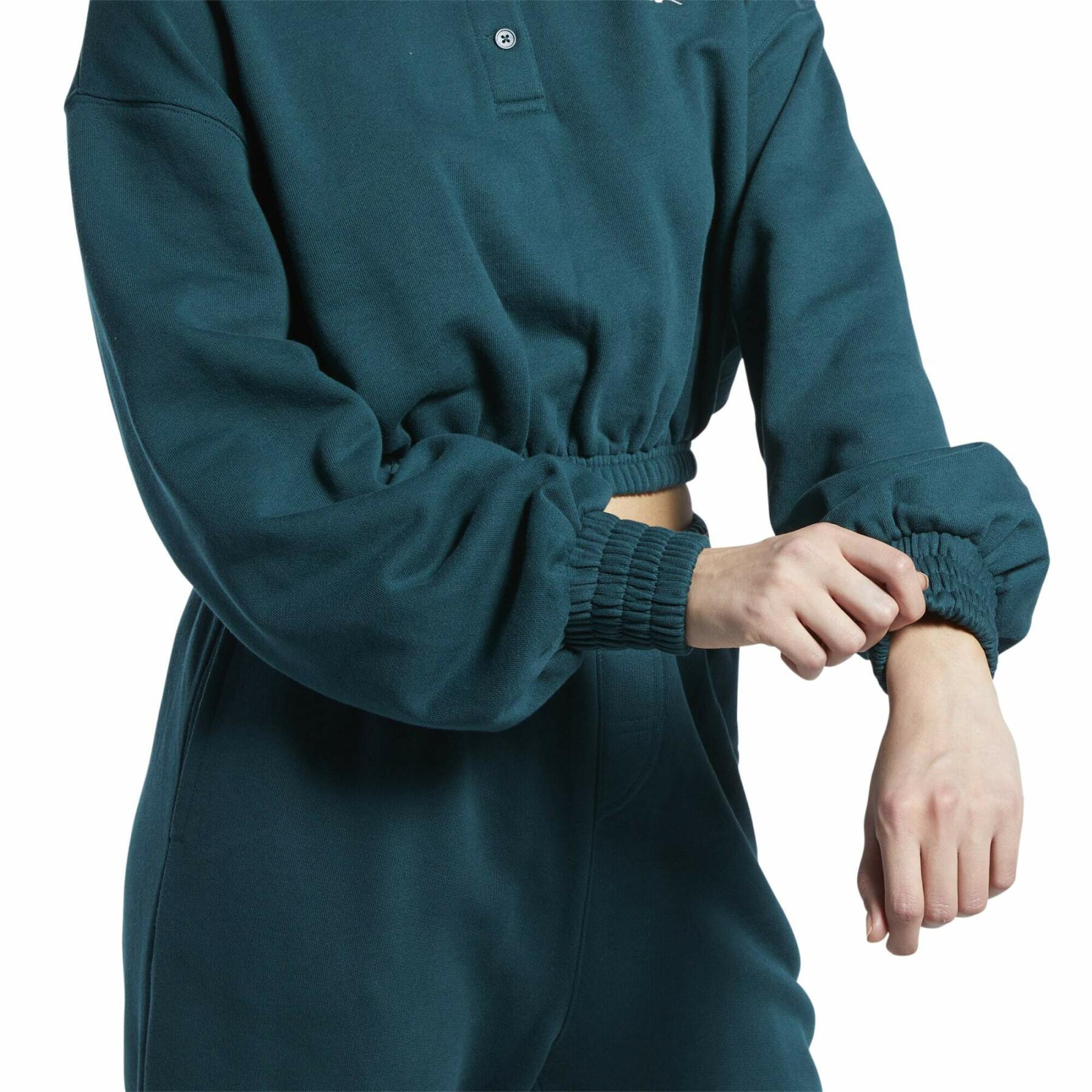 Sweatshirt with fleece collar for women Reebok Classics