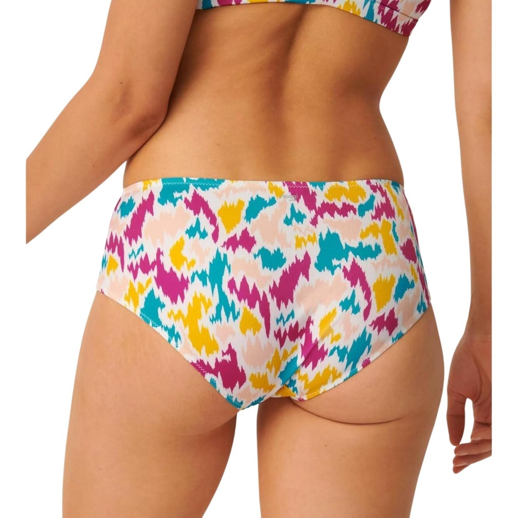 Women's high waist swimsuit bottom Sloggi Shore Fancy Guppy
