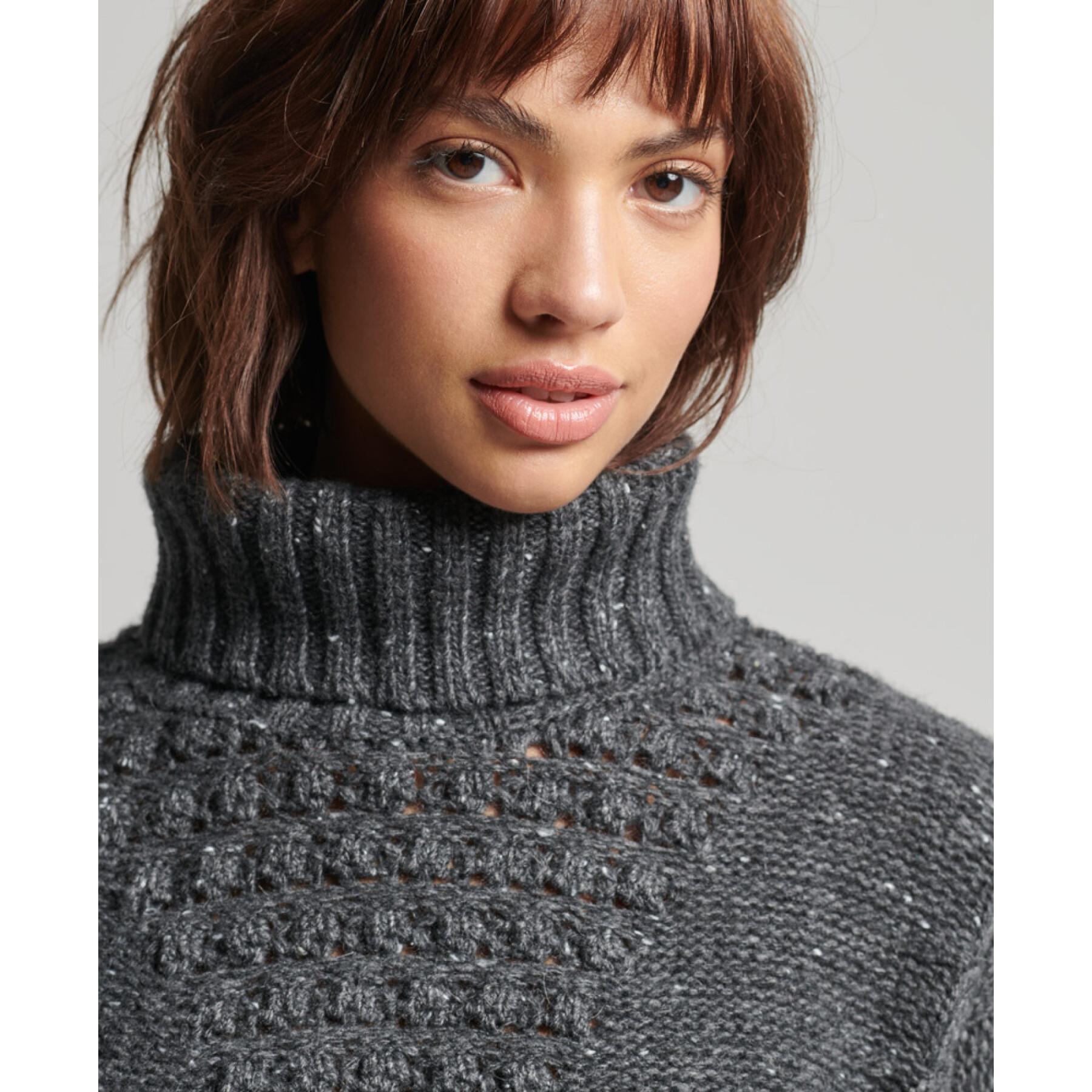 Women's thick turtleneck sweater Superdry
