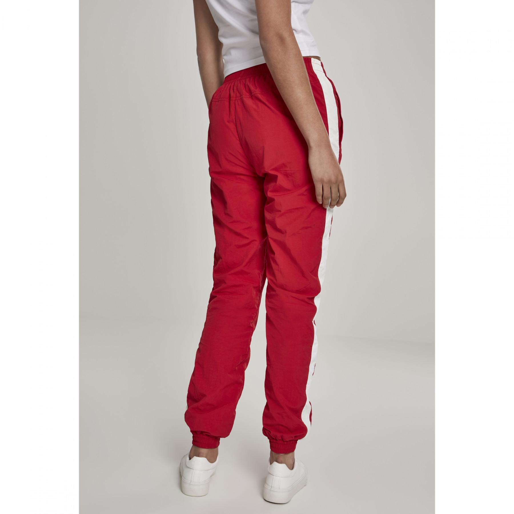 Trousers woman Urban Classic striped crinkle