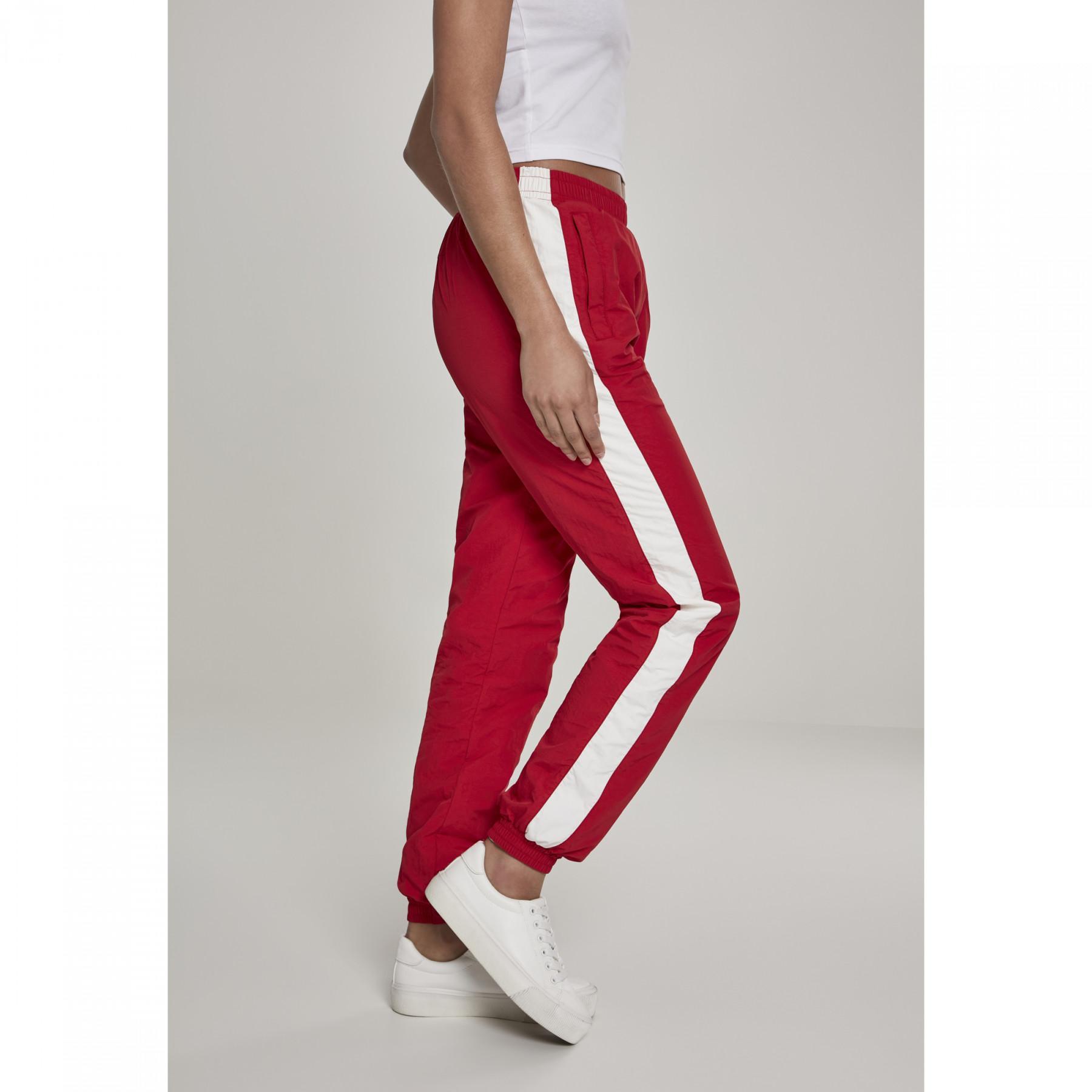Trousers woman Urban Classic striped crinkle