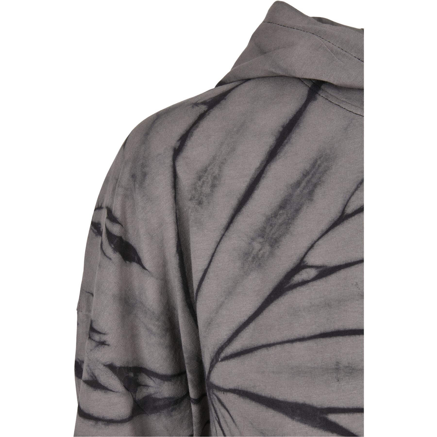 Women's oversized hooded dress Urban Classics tie-dye (GT)