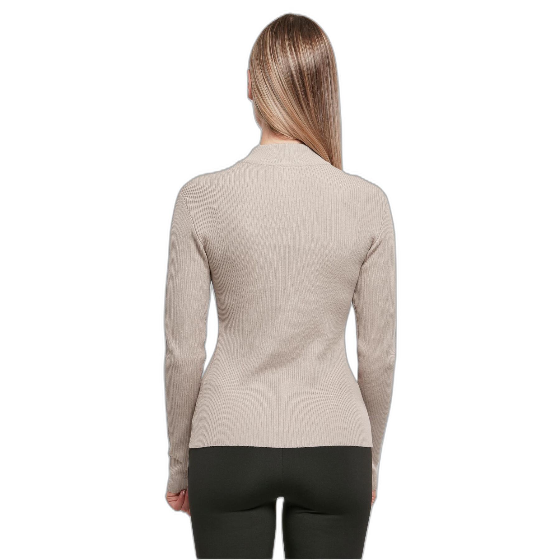 Ribbed knit turtleneck sweater for women Urban Classics GT