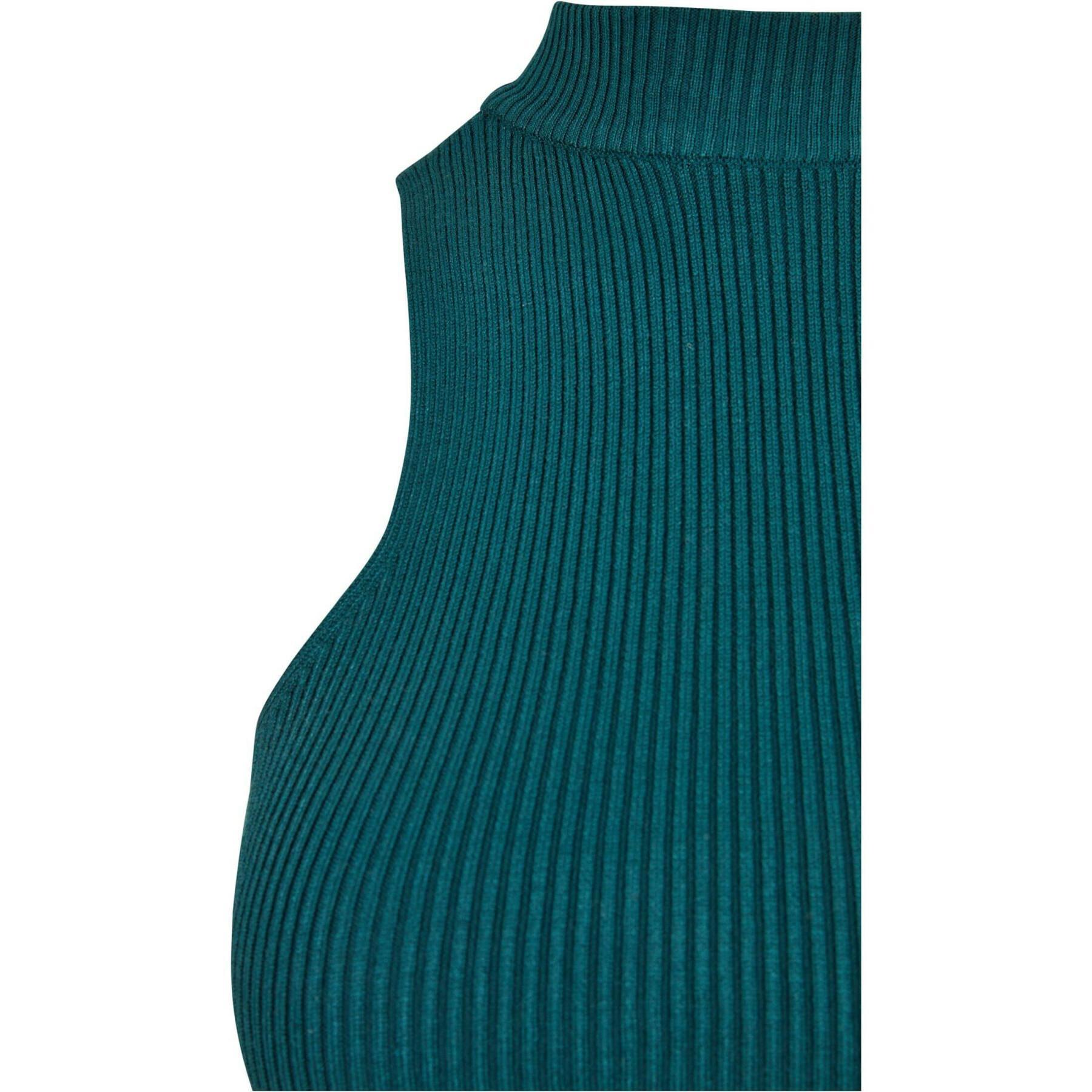 Women's ribbed knit short turtleneck bodysuit Urban Classics GT