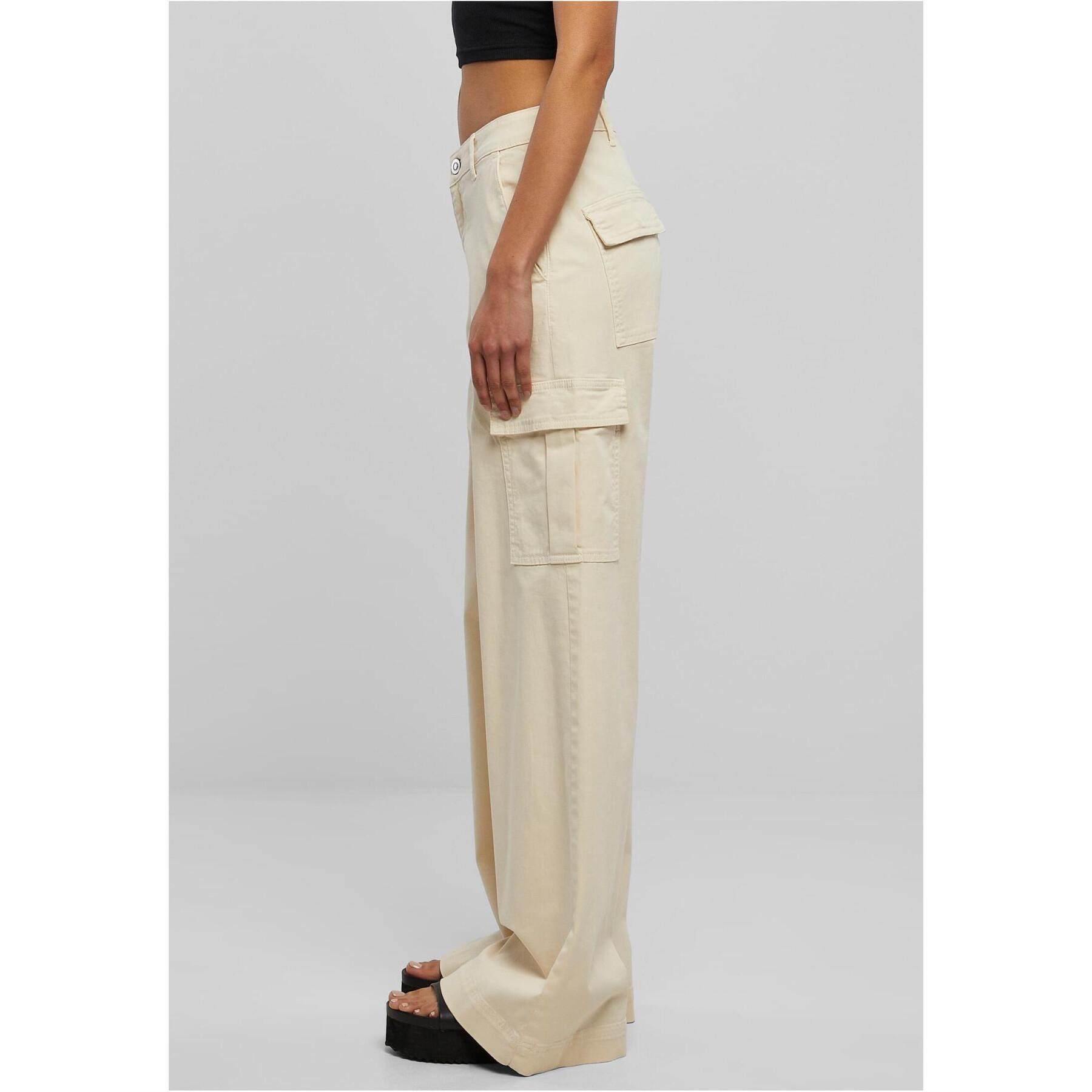 Pants cargo large high waist women's Urban Classics