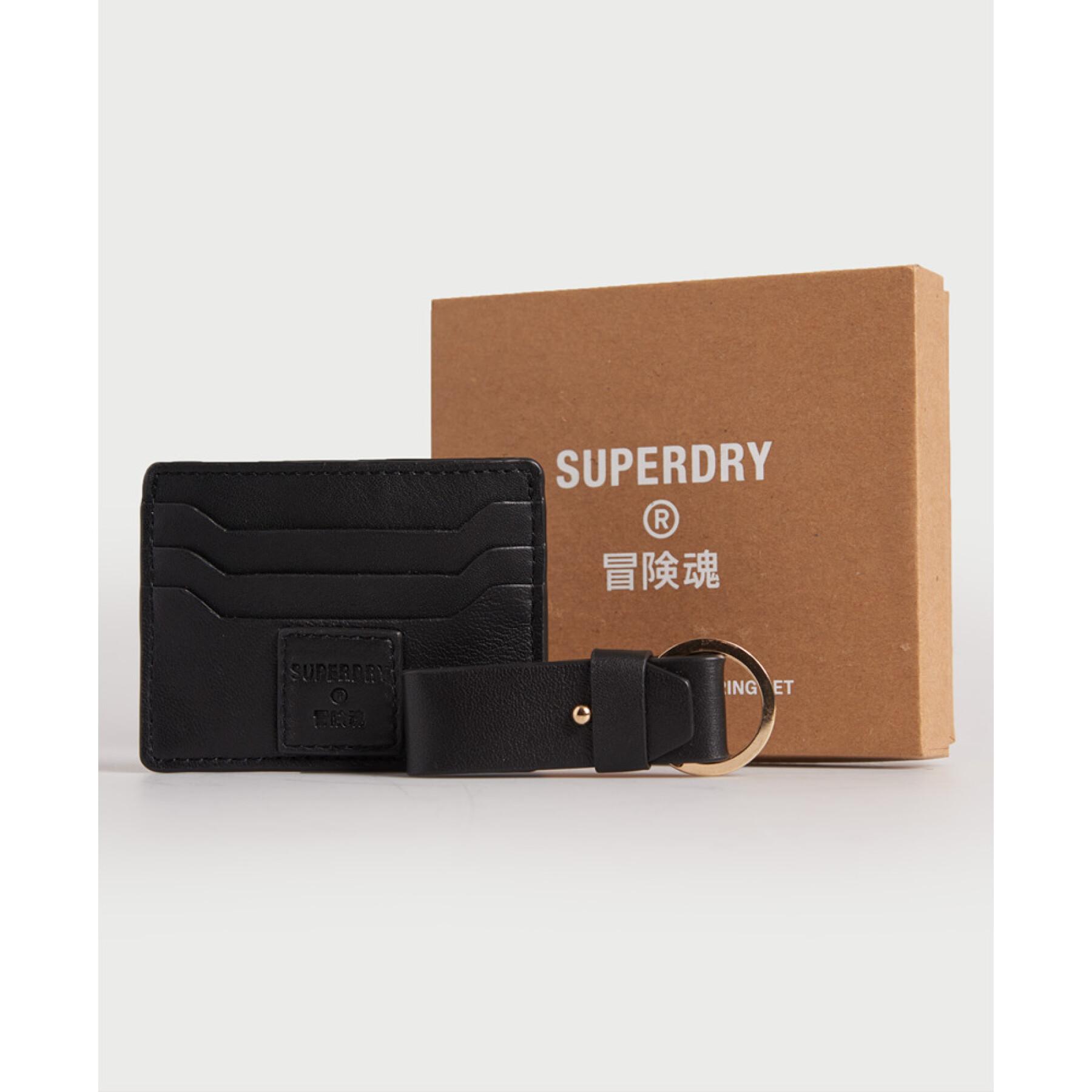 Women's card case and key ring Superdry