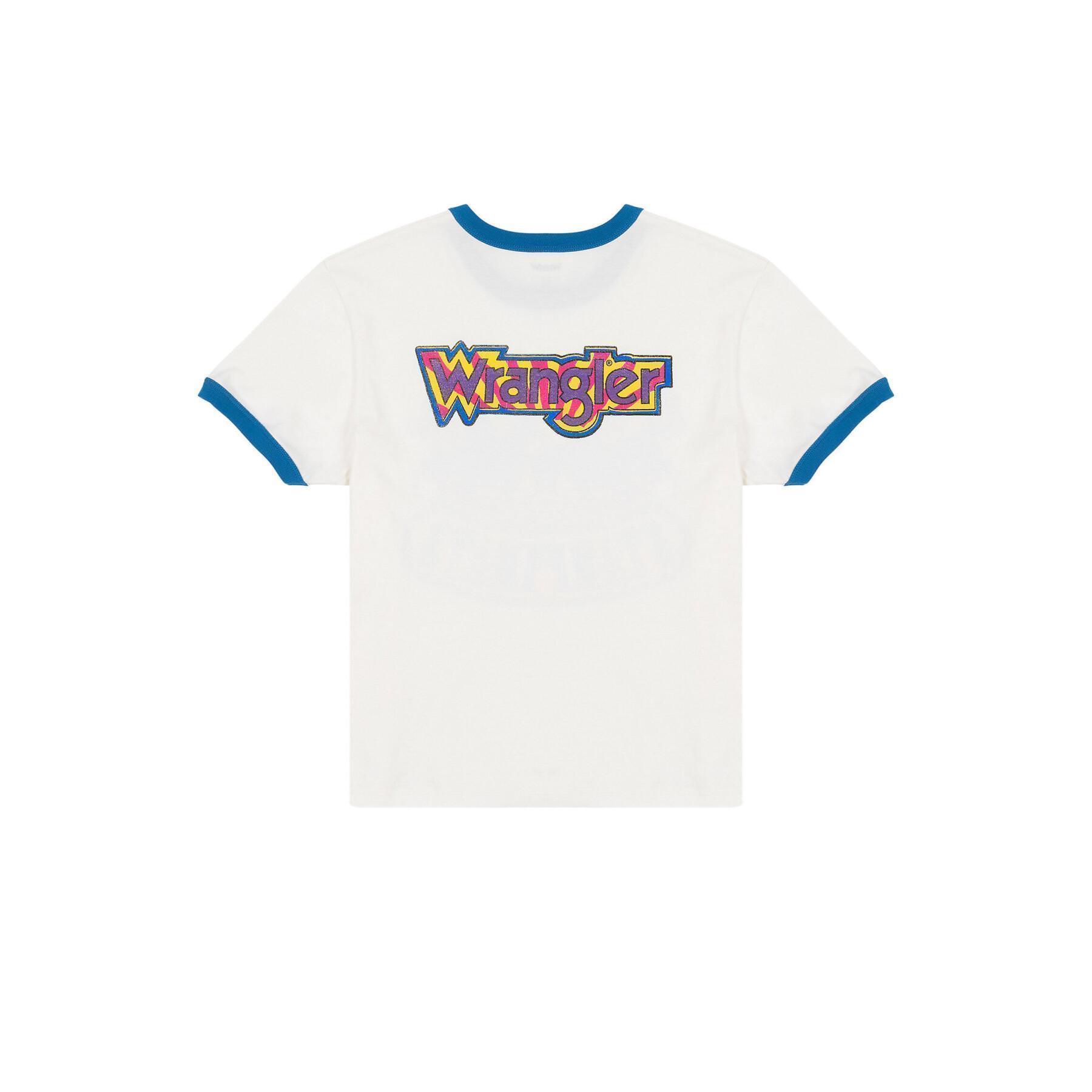 Women's T-shirt Wrangler Relaxed Ringer