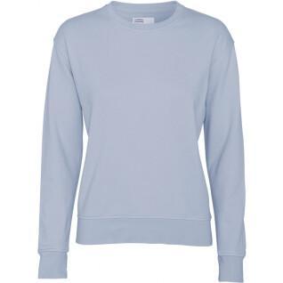 Women's round neck sweater Colorful Standard Classic Organic powder blue