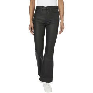 Leather pants woman Pepe Jeans Dion flare