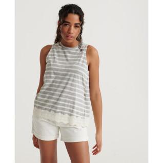 Women's tank top Superdry Lace Mix