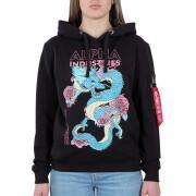 Sweatshirt woman Alpha Industries Heritage Dragon
