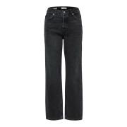 Women's high waist straight jeans Selected Kate