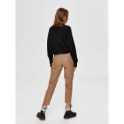 Women's trousers Selected Ria cropped