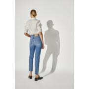 Women's high waist jeans Selected Amy chambly