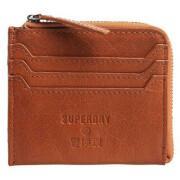 Women's zipped leather wallet Superdry