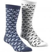 Mid-calf socks adidas Originals Trefoil (2 paires)