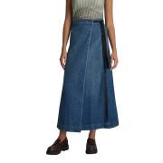 Long wrap skirt for women G-Star A-line