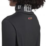 Sweatshirt woman Reebok Classics Embroidered Cropped Mock Neck