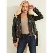 Leather jacket woman Guess Olivia