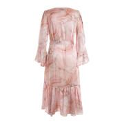 Wrinkled wrap dress for women Guess Maddalena