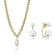 Necklace and earrings set Isabella Ford Morgan Pearl