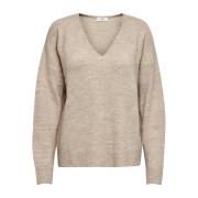 Women's knitted v-neck sweater JDY Elanora