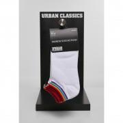 Socks Urban Classics rainbow no show (4pcs)