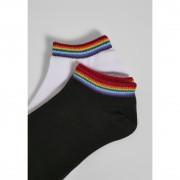Socks Urban Classics rainbow no show (4pcs)