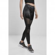 Women's Legging Urban Classics shiny tech mesh (grandes tailles)