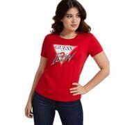 Women's short sleeve T-shirt Guess CN Icon