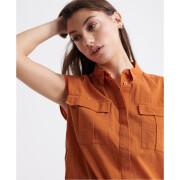 Women's sleeveless military blouse Superdry