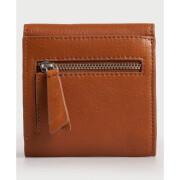 Small leather wallet with flap for women Superdry